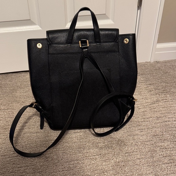 Michael Kors Black Backpack with Gold Accents - Picture 2 of 5